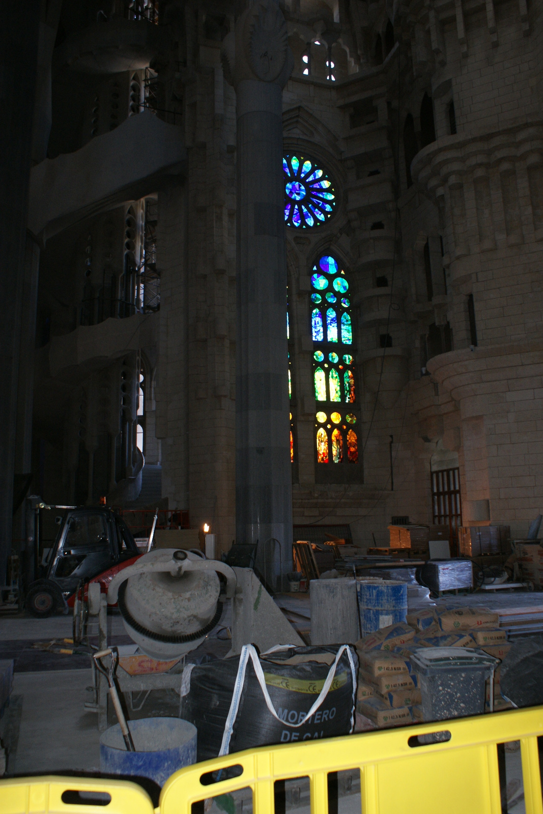 betonkeverő Sagrada Familia Barcelona