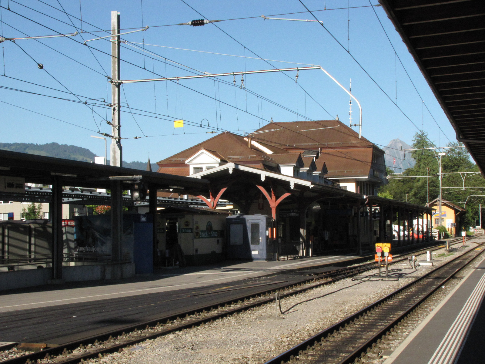 Jungfrau Region, Interlaken, a vasútállomás, SzG3