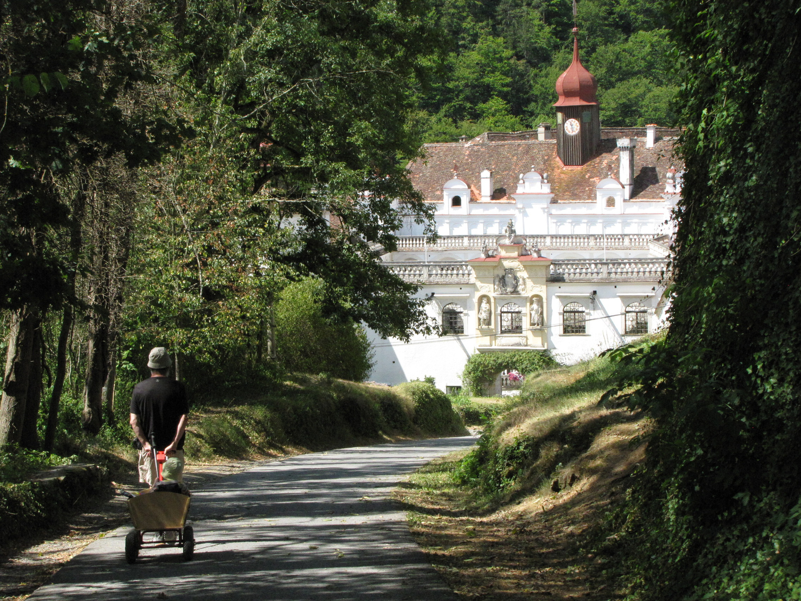 Ausztria, a Herberstein kastély és állatkert, SzG3