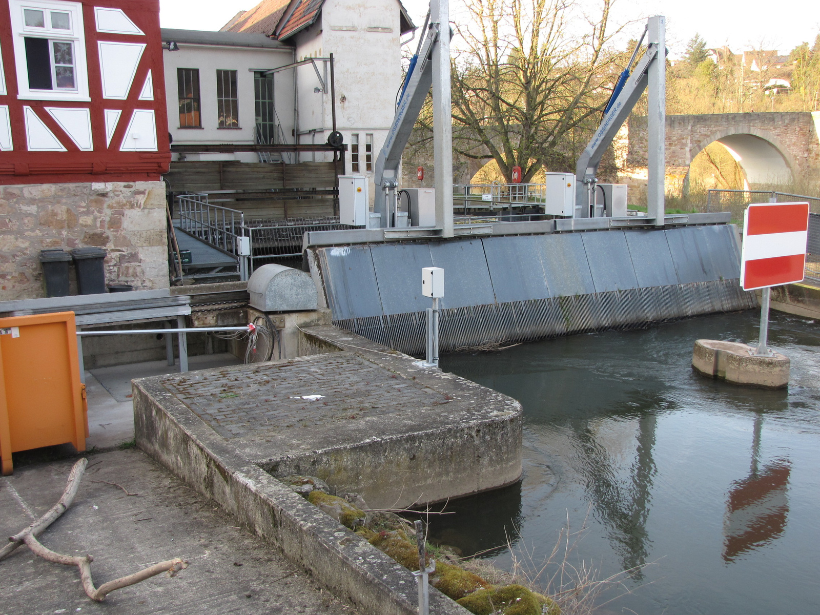 Németország, Melsungen, a Fulda folyó, SzG3