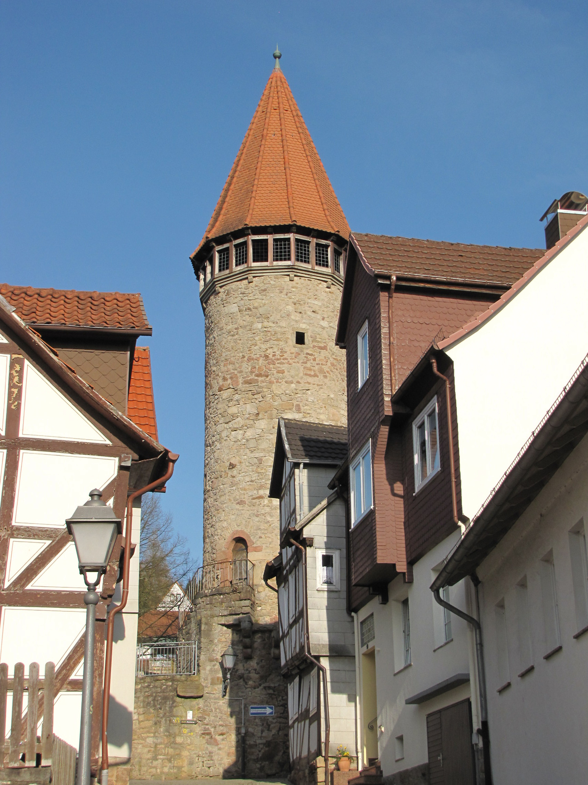 Németország, Spangenberg, Eulenturm, SzG3