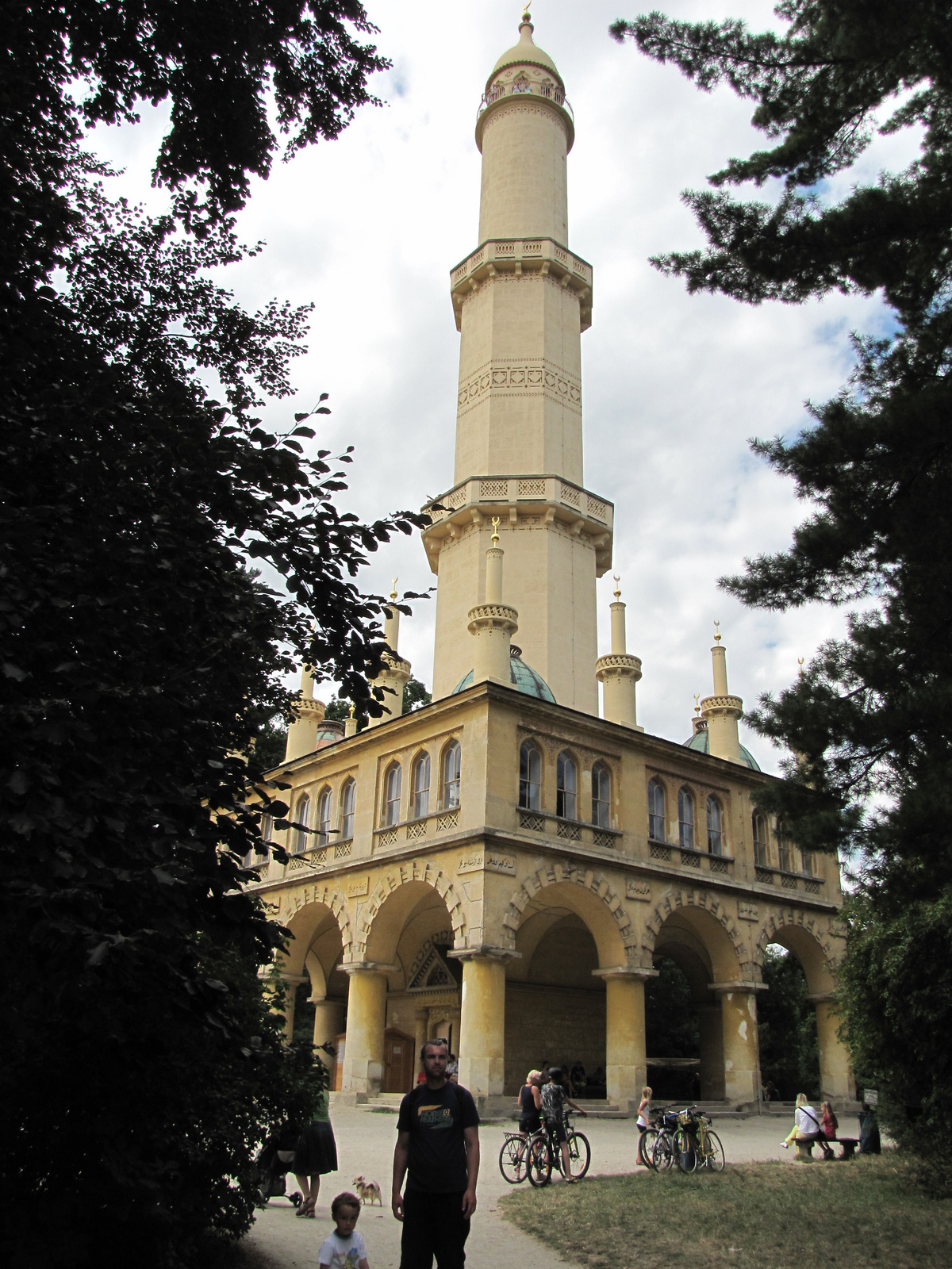 Lednice, a kastély parkja, a Minaret