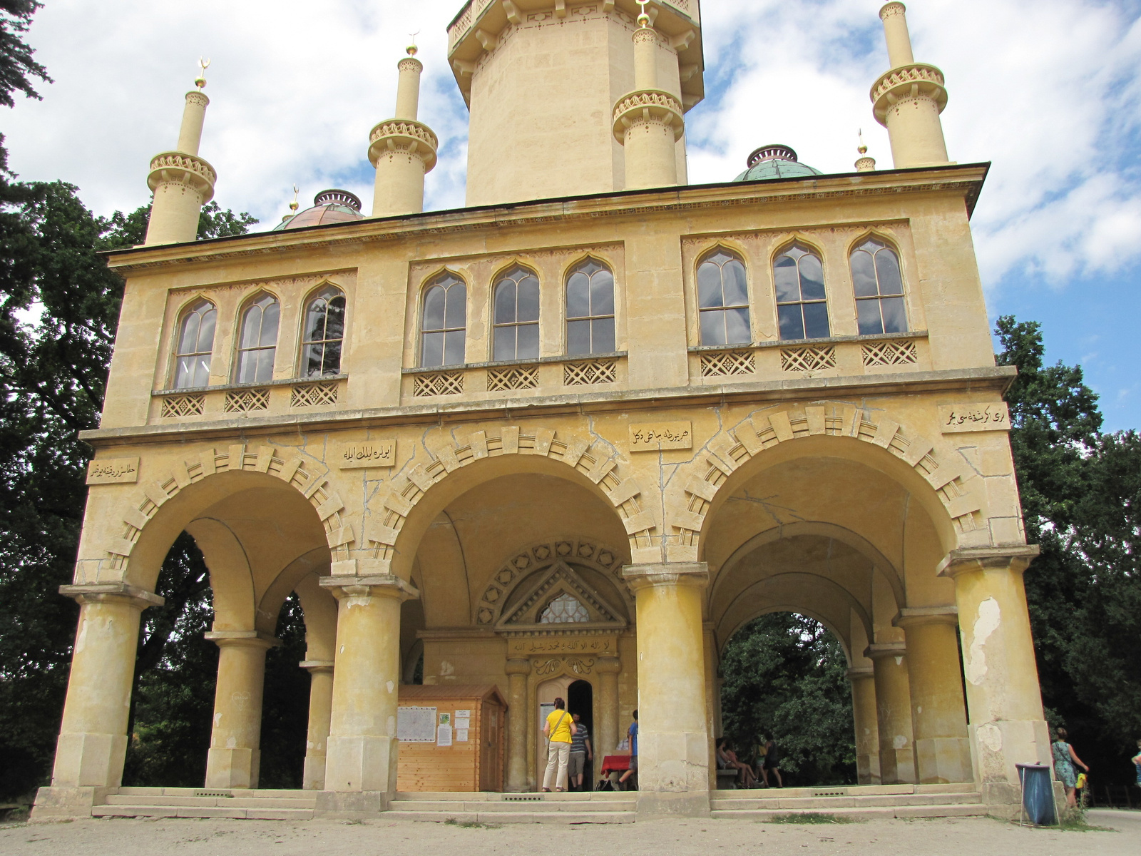 Lednice, a kastély parkja, a Minaret