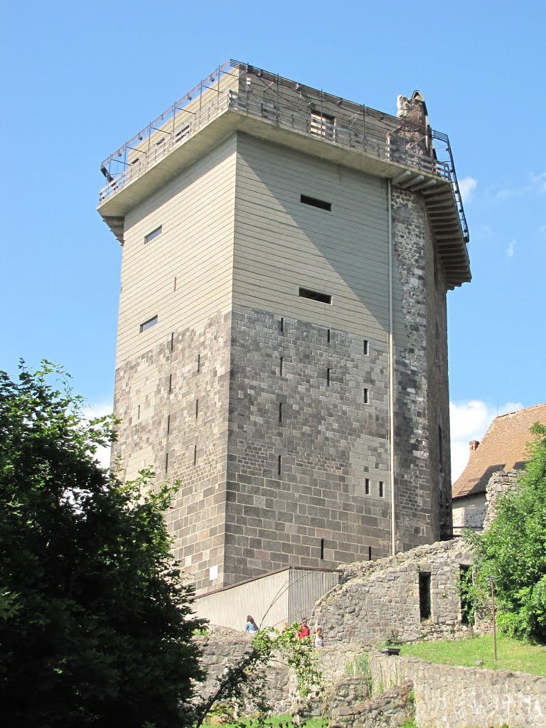 Visegrád, a Salamon torony és az alsó vár, SzG3