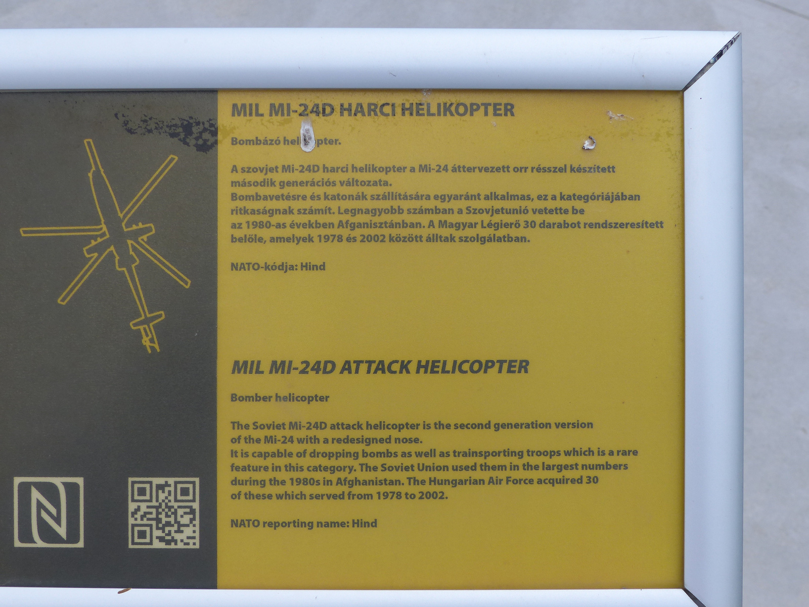 Szolnok, Rep Tár, MIL MI-24D (Hind), SzG3