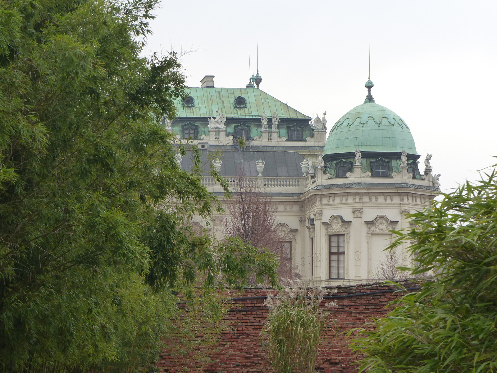 Bécs, a Botanikus kert (+ Belvedere kastély), SzG3
