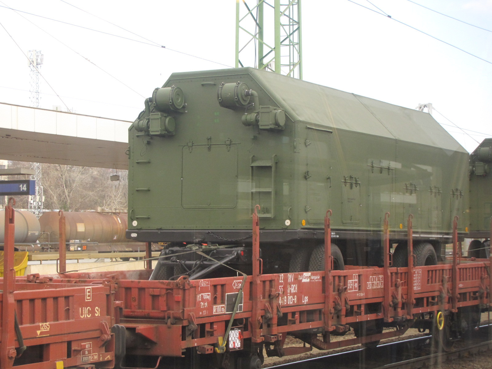 Kelenföld vá., katonai szállító vonat, SzG3