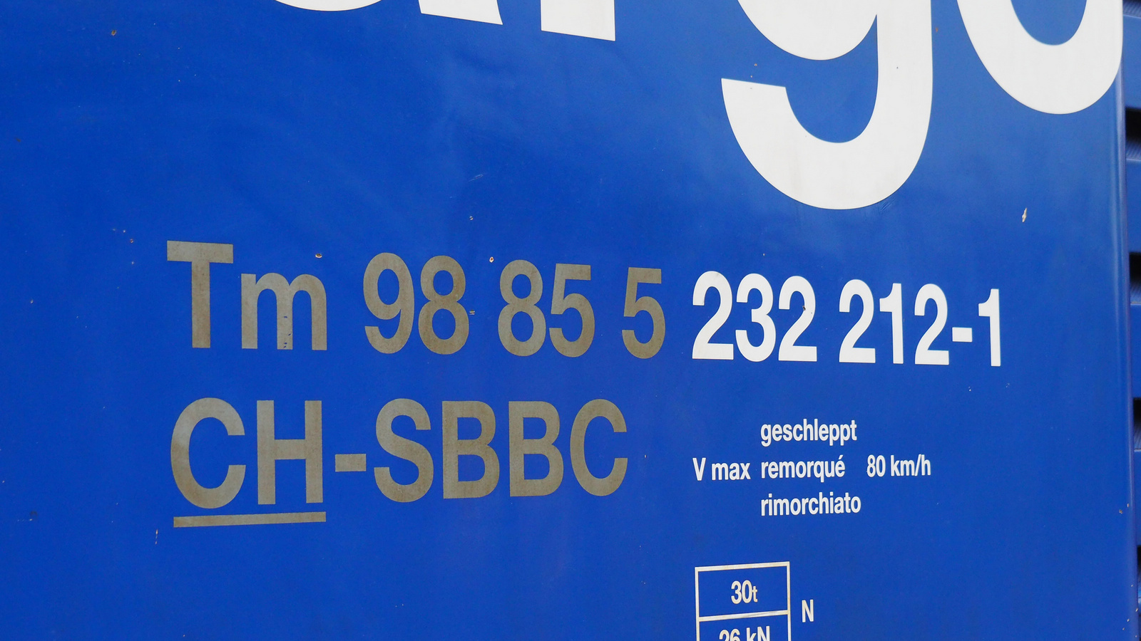 CH-SBBC 98 85 5 232 212-1, SzG3