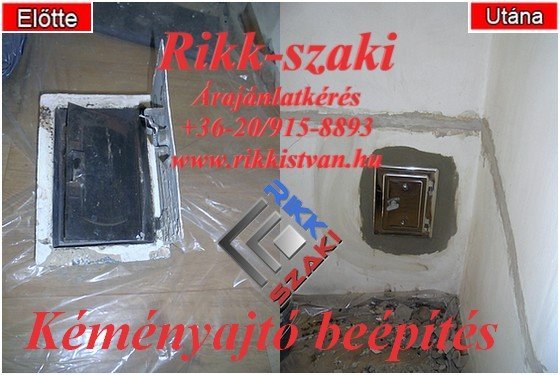 1-kéménytisztító ajtó beépítés Rikk-szaki 06-20-915-8893