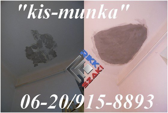 1-beázás utáni kőműves javítási kis-munka Rikk-szaki 06-20-915-8