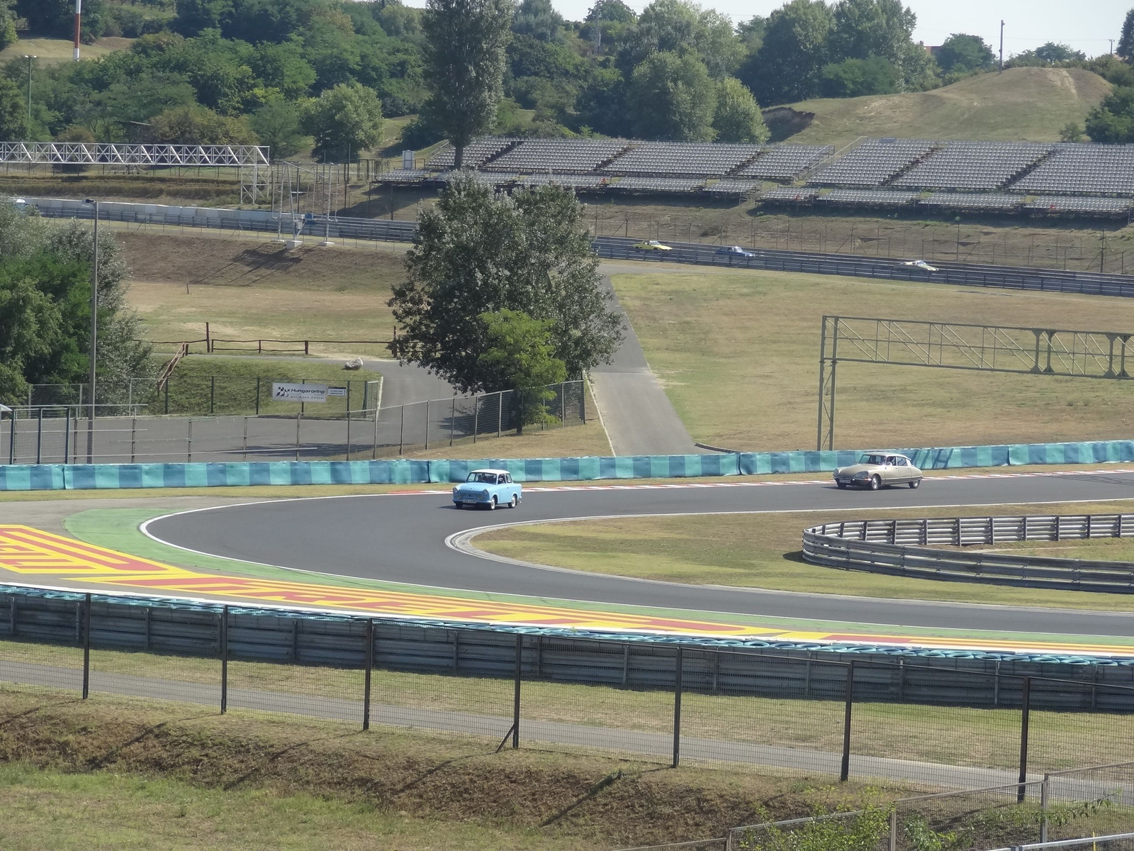 Hungaroring: a pályán Apa és Máté dönget