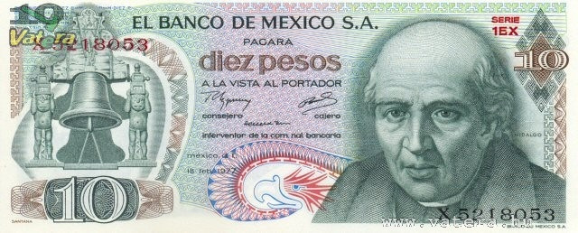 Mexico 10 pesos E