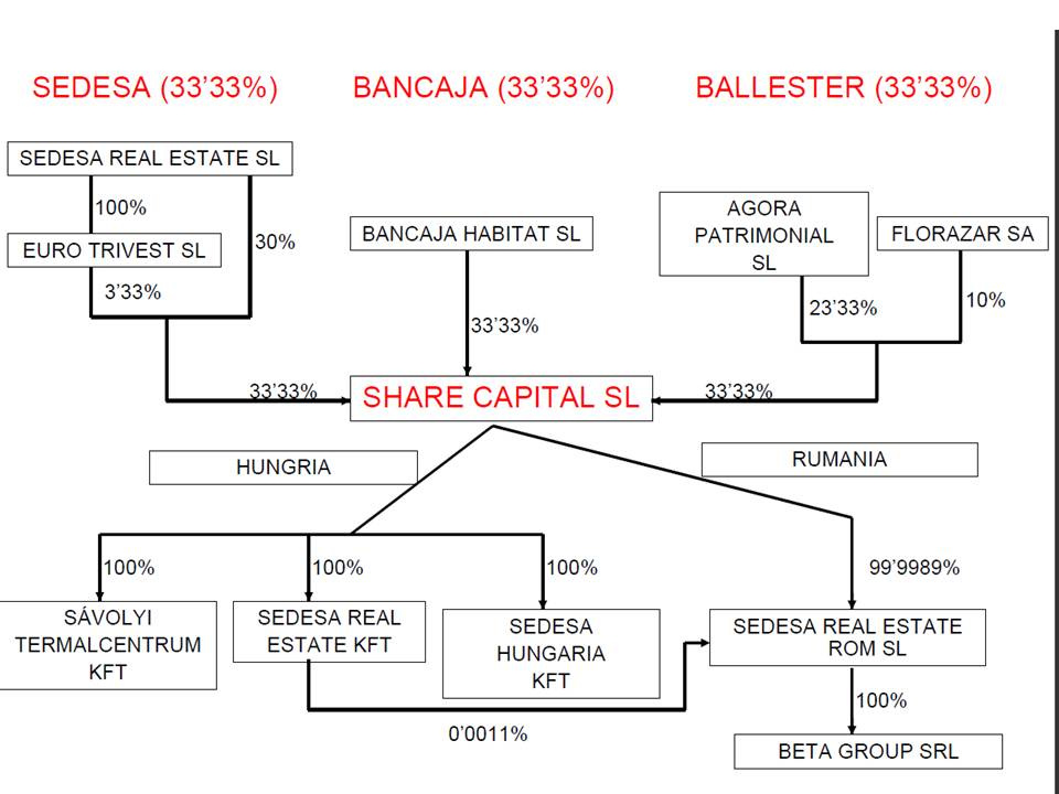 Share Capital cégstruktúra