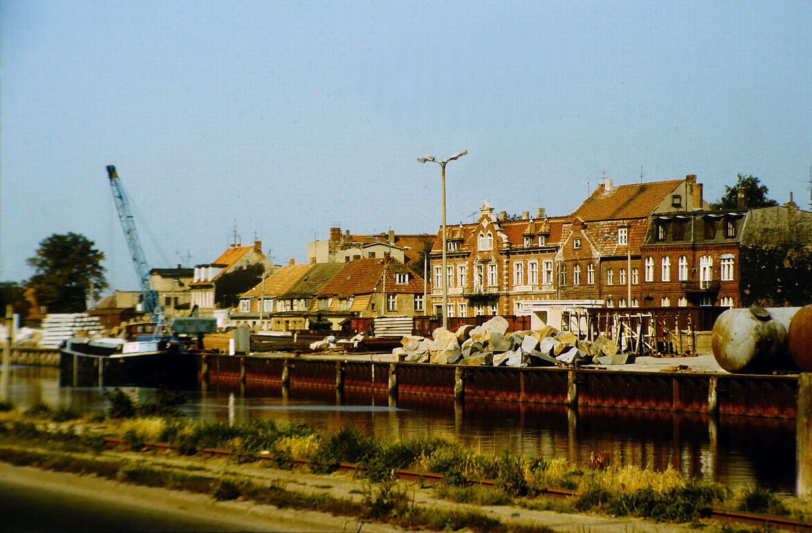 Greifswald (NDK) 1982-86 - Ryck folyó partja