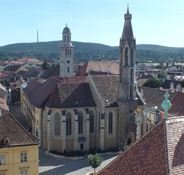 Sopron - nagyboldogasszony templom toronyból