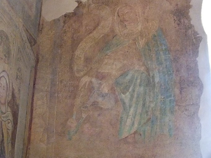 Velemér - szentháromság templom-freskók 19