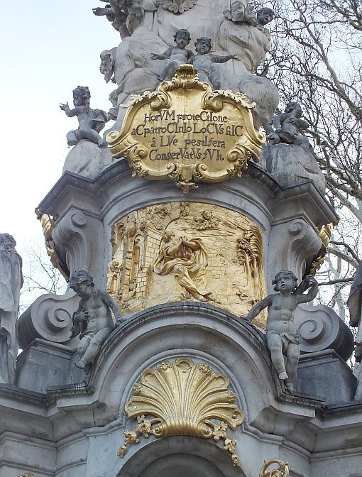 Heiligenkreuz kolostor - oszlop