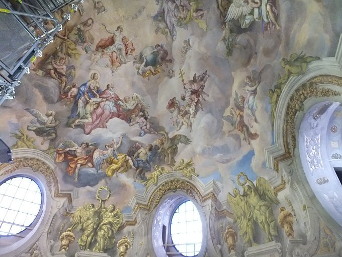 Bécs - Karlskirche freskó8