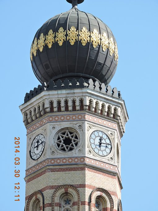 Budapest zsinagóga torony