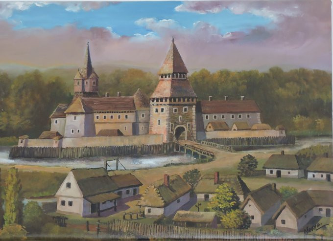 Zalaszentgrót - Batthyány kastély -festményen