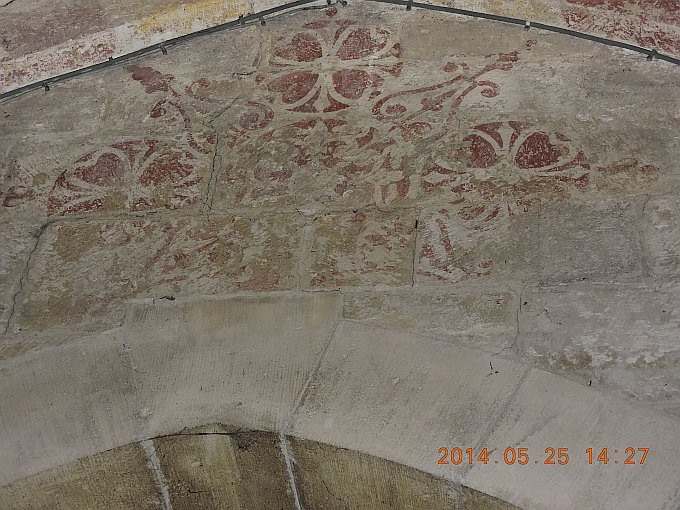 Ják - templom falfest