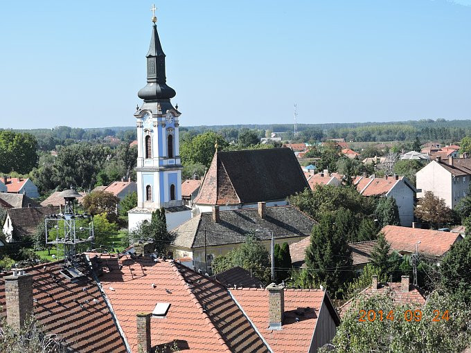 Ráckeve - toronyból-ráctemplom