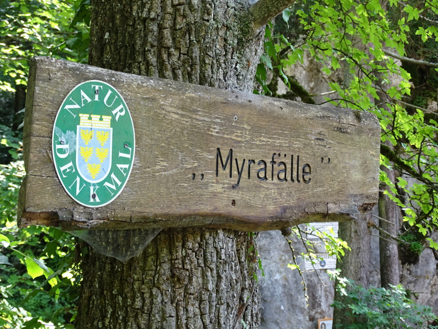663-Myrafälle alsó bejárat tábla