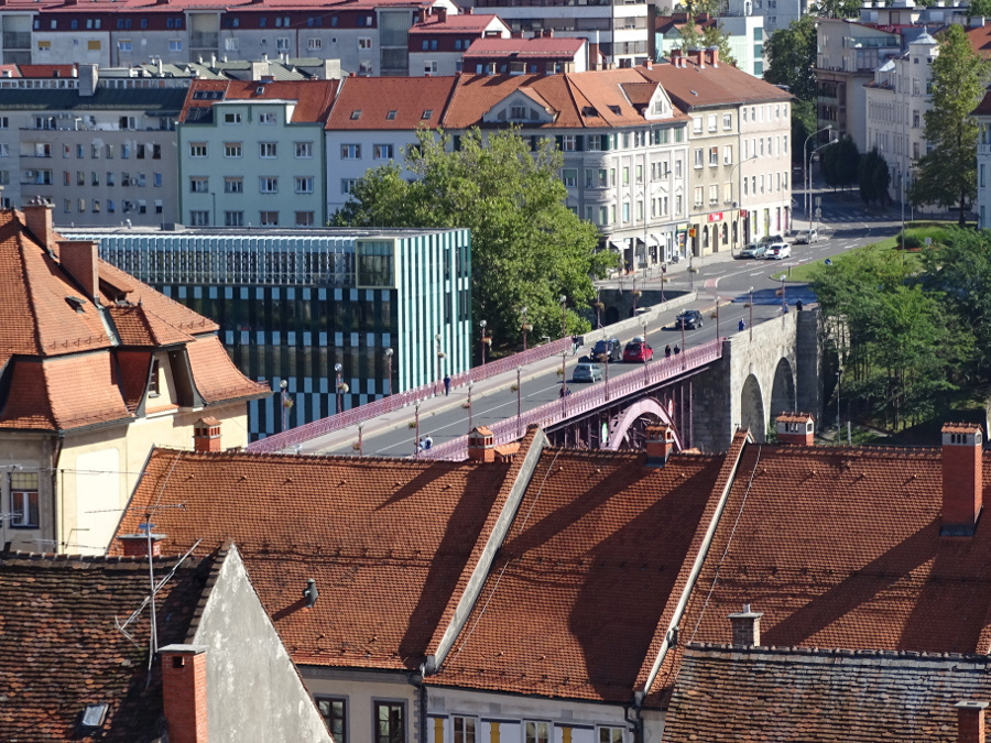 Maribor - Stolna székesegyház tűztoronyból kilátás 5