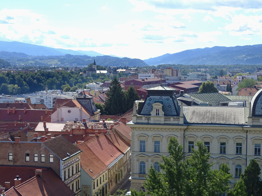 Maribor - Stolna székesegyház tűztoronyból kilátás 7