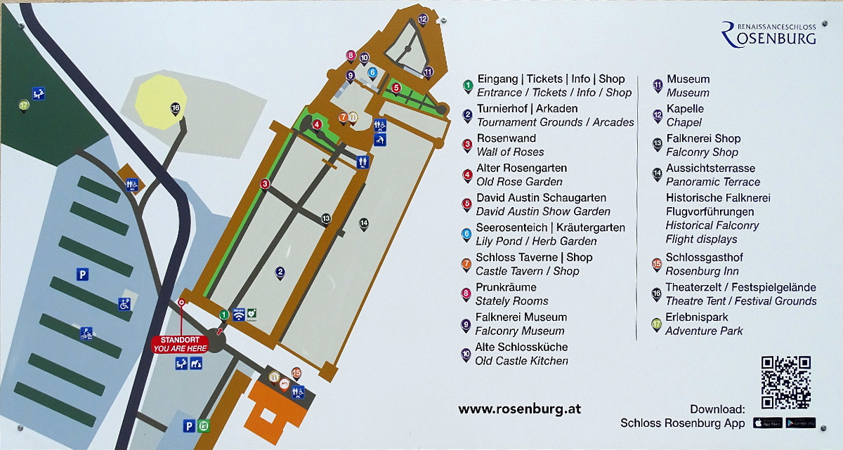 Rosenburg térkép