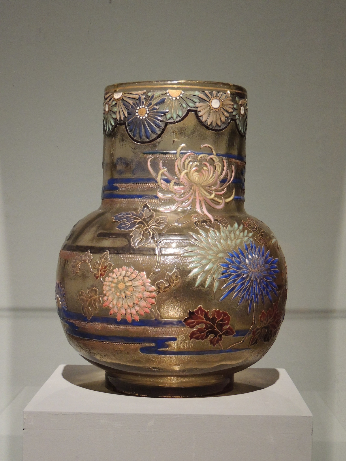 020 Szecessziós váza,Iparművészeti Múzeum