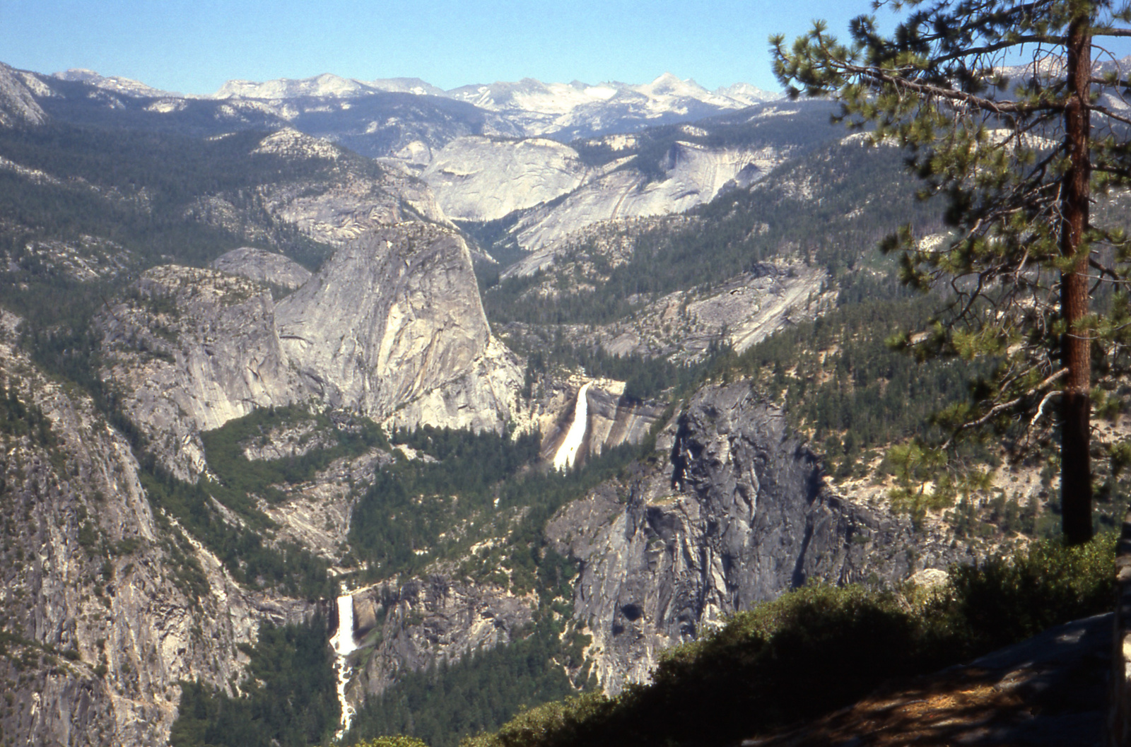 Yosemite park felülről