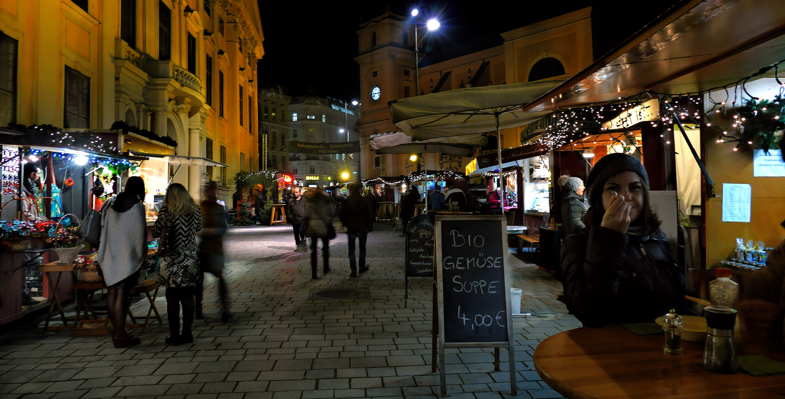 Bécs - Adventmarkt Freyung Biobauern