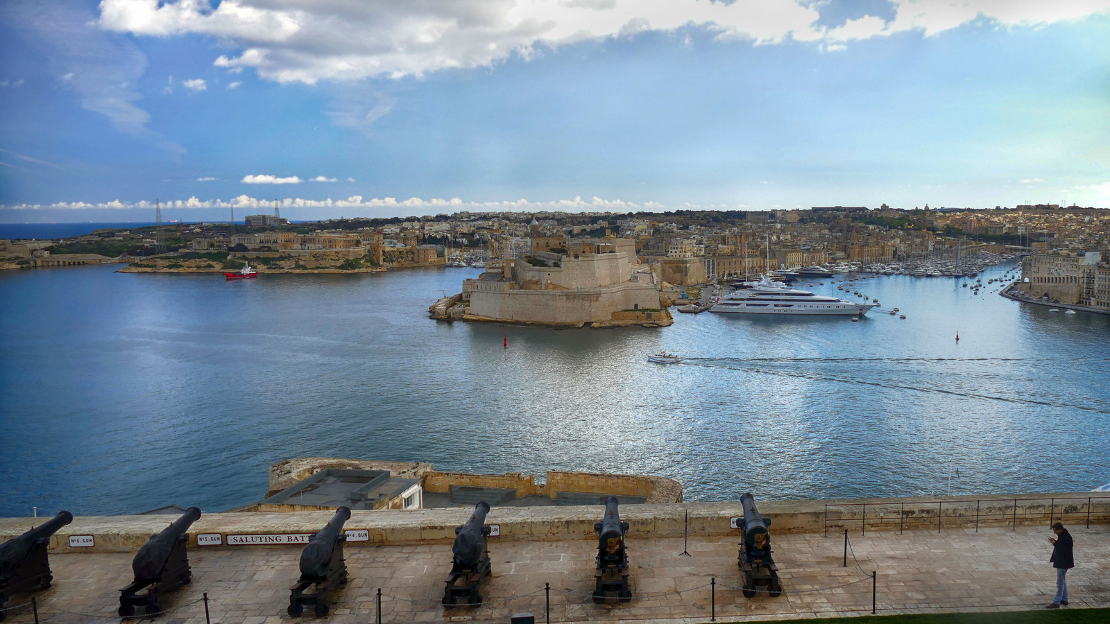 Costa - Valletta - Saluting Battery- Kalkara Birgu Isla városrés