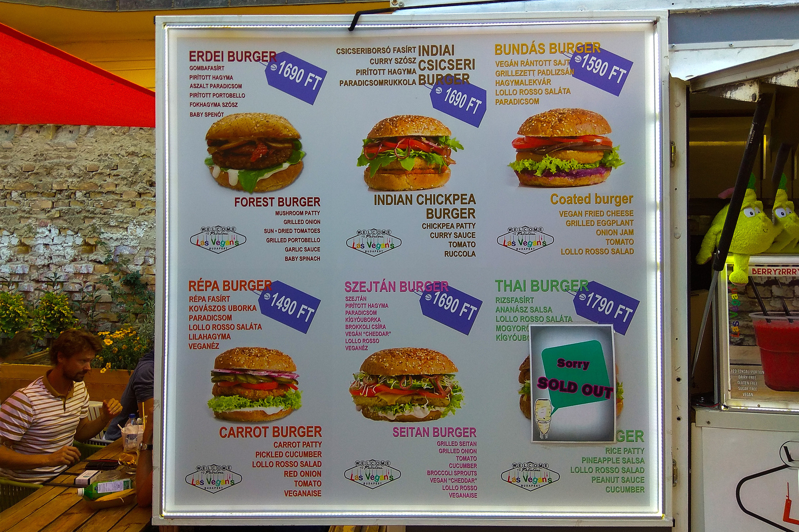 Vegan Garden - erdei csicseri répa burger