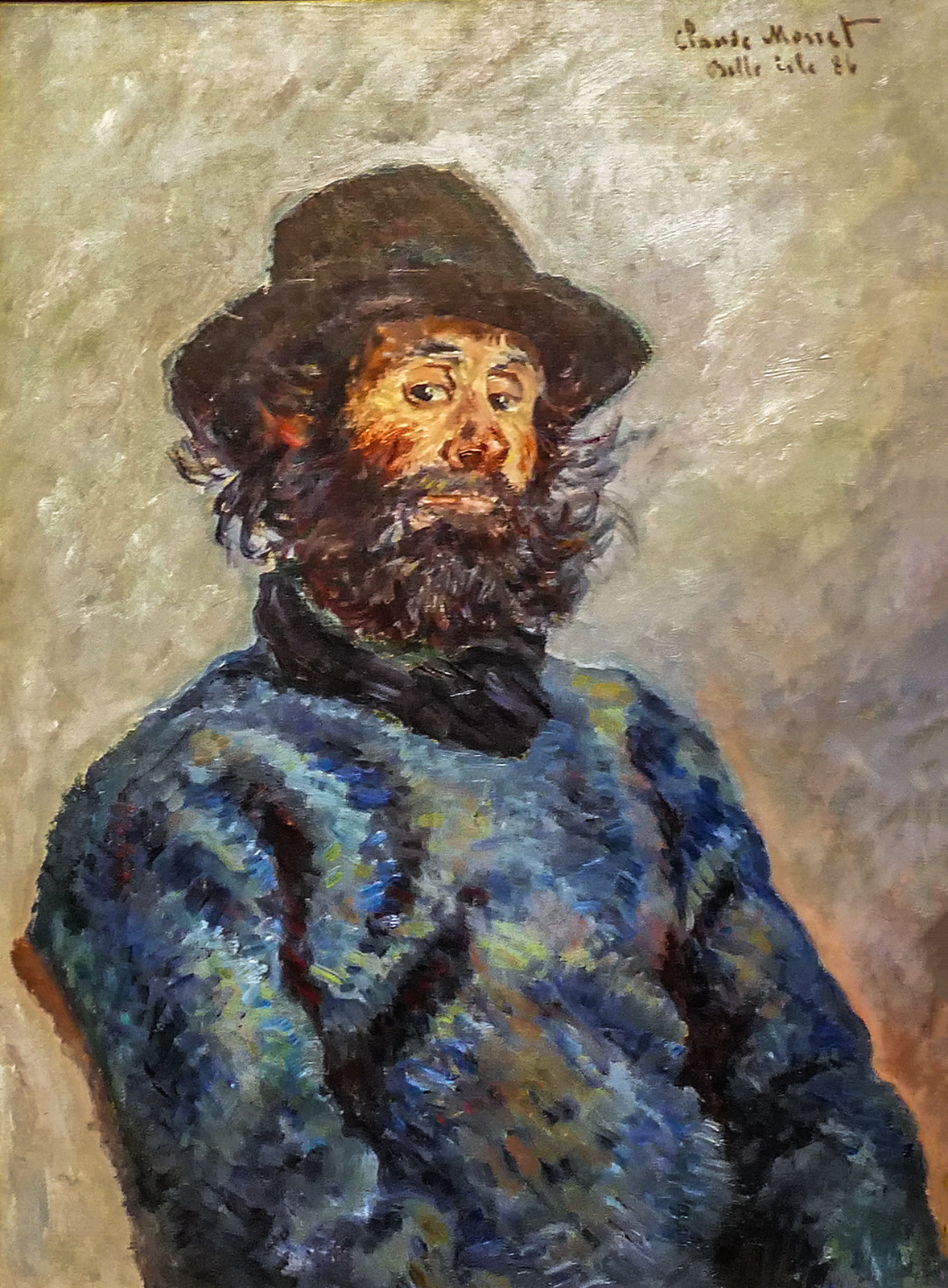 Bécs Claude Monet - Portrait of Poly, (1866)
