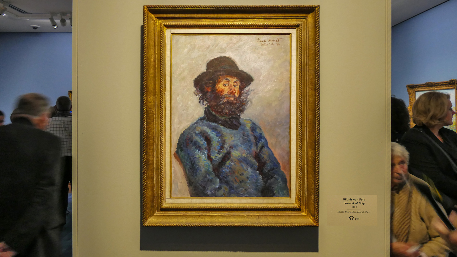 Bécs Claude Monet - Portrait of Poly, 1866
