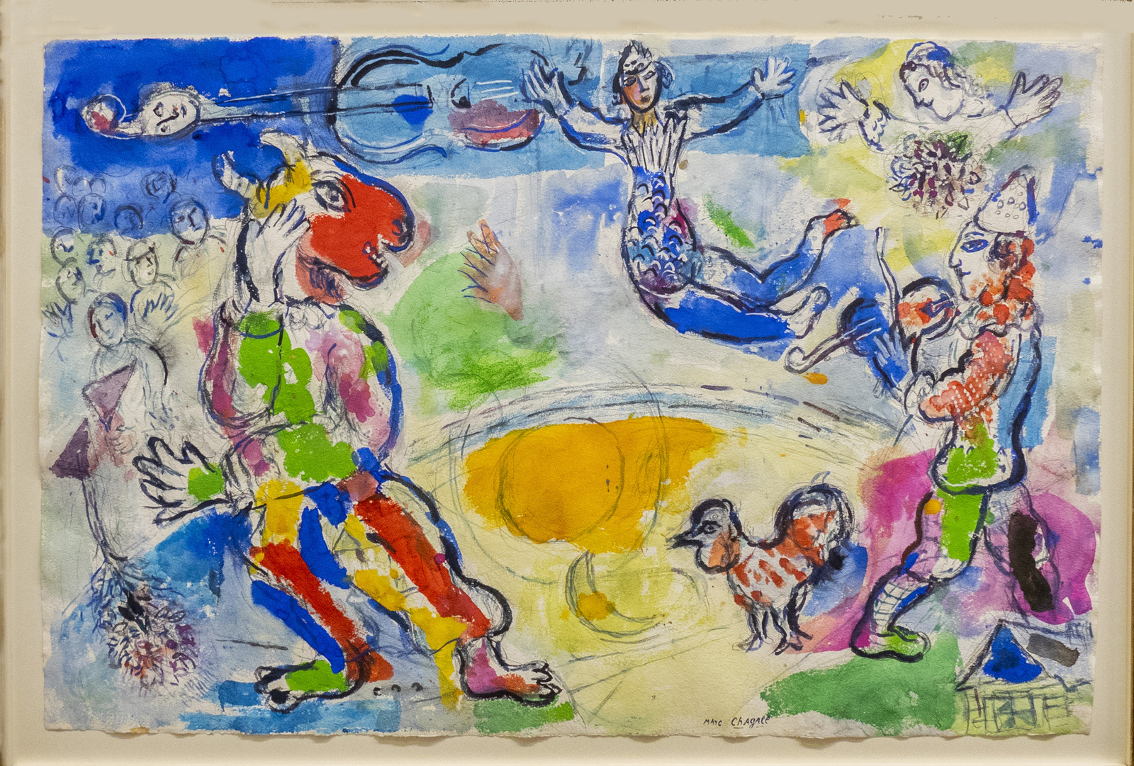 Bécs - Albertina - Marc Chagall - The Great Circus (1970)