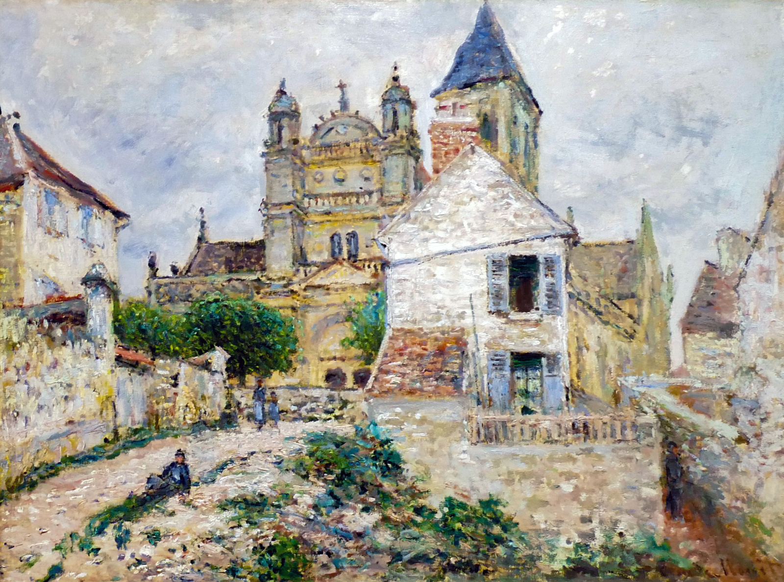 Bécs - Claude Monet - The Church At Vétheuil