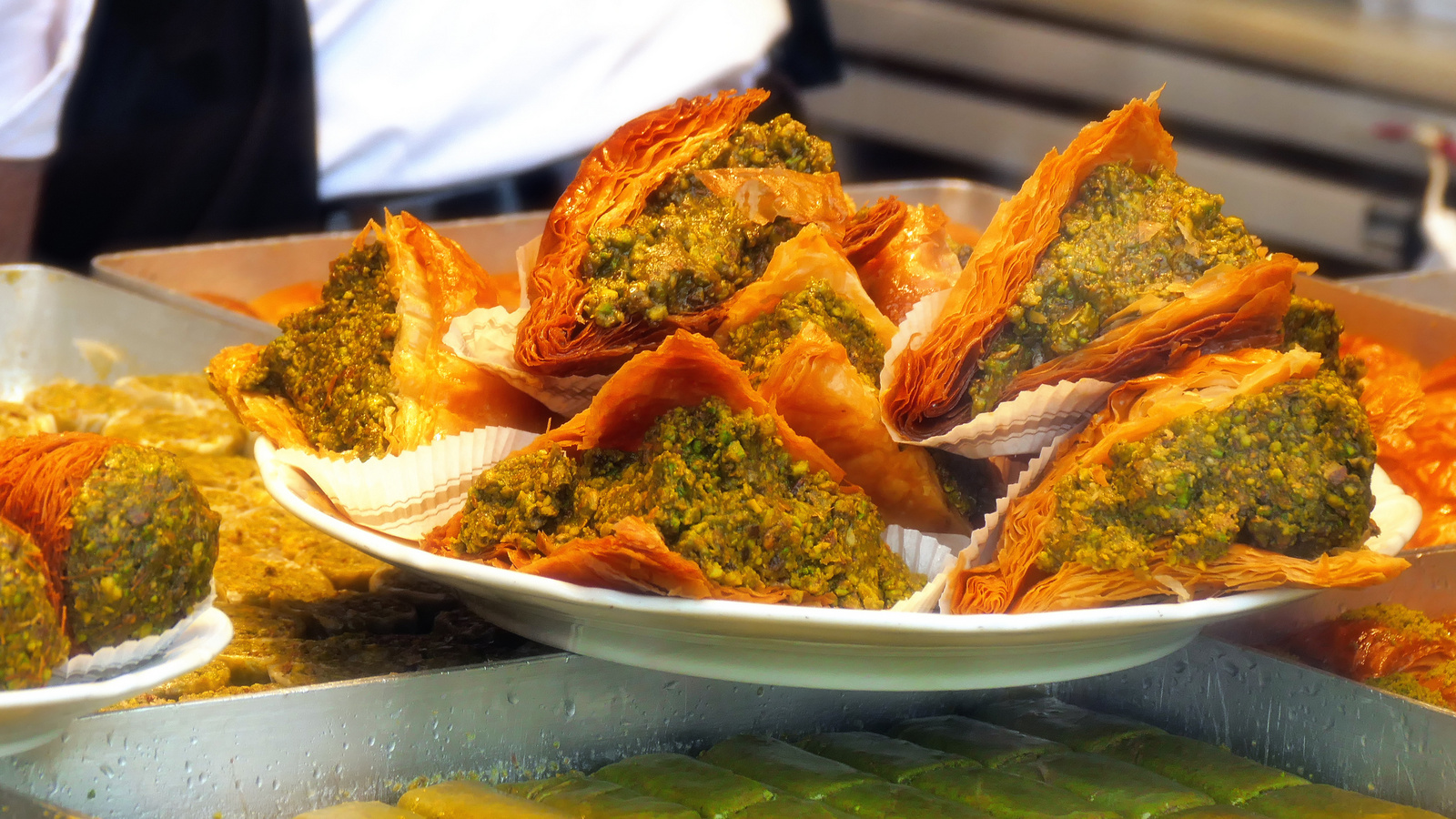 Istanbul - baklava pisztáciával tőltve