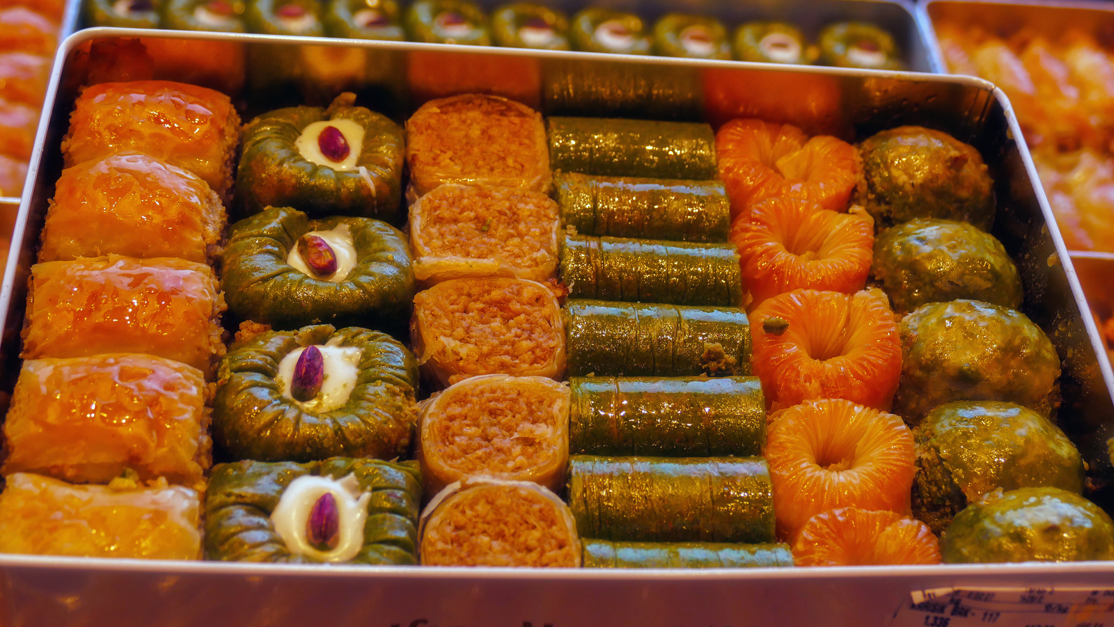 Istanbul - baklava selection