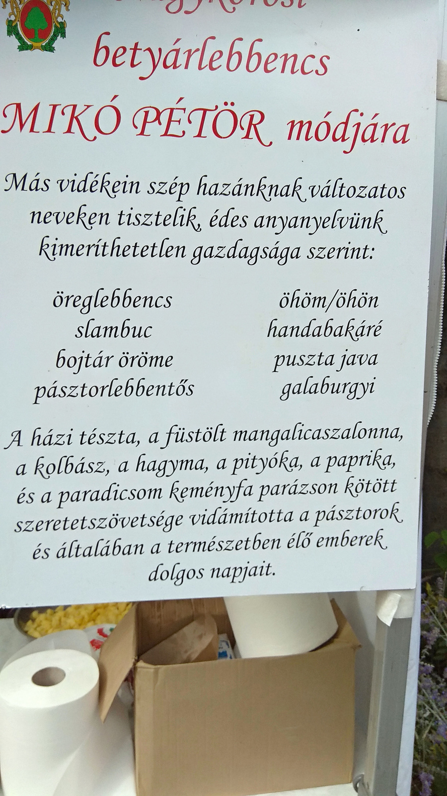 Aug 20 - MIU - Giccsös röcöpt a magyarosch ízek uccájában