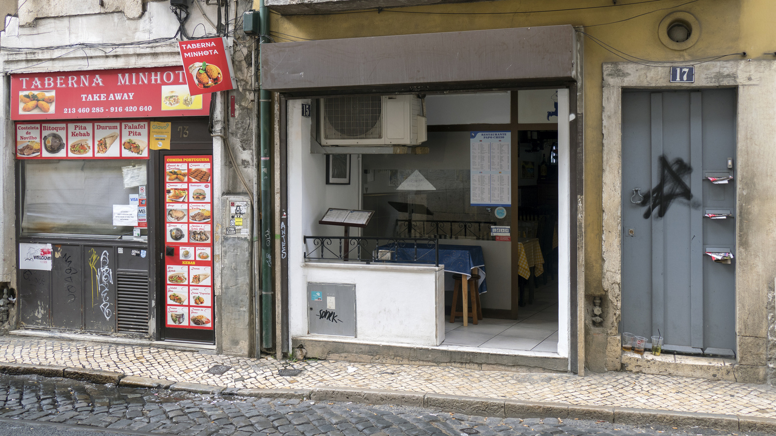 Lisbon - Taberna Minhota és a restaurante Papo Cheio az igazi st