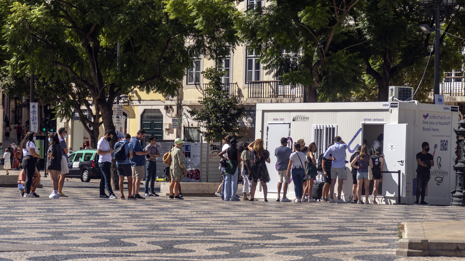 Lisbon - Turisták ingyenes Covid tesztje
