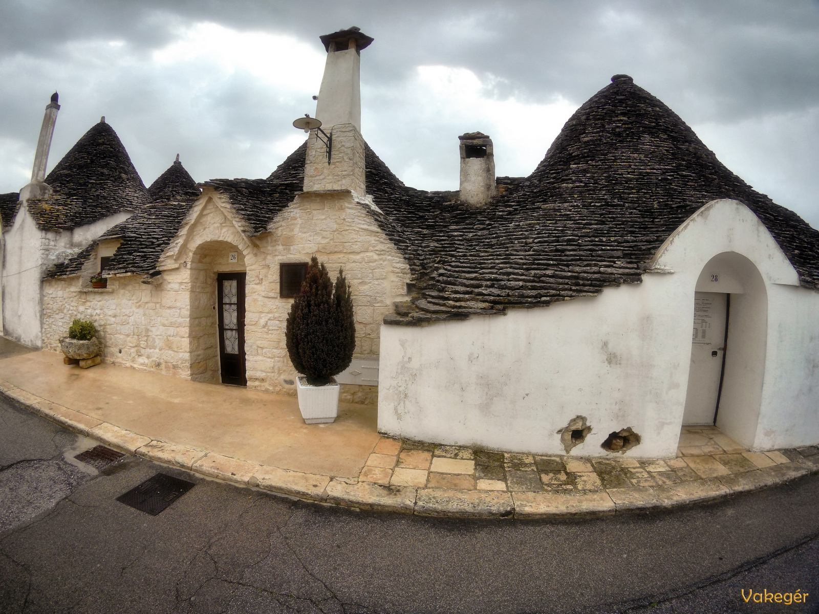 Alberobello trulli házai