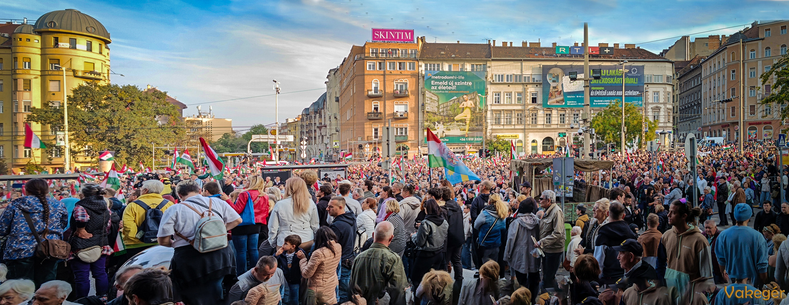 Budapest Széna tér október 23