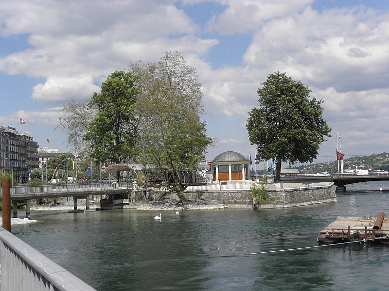 Genf Rousseau-sziget