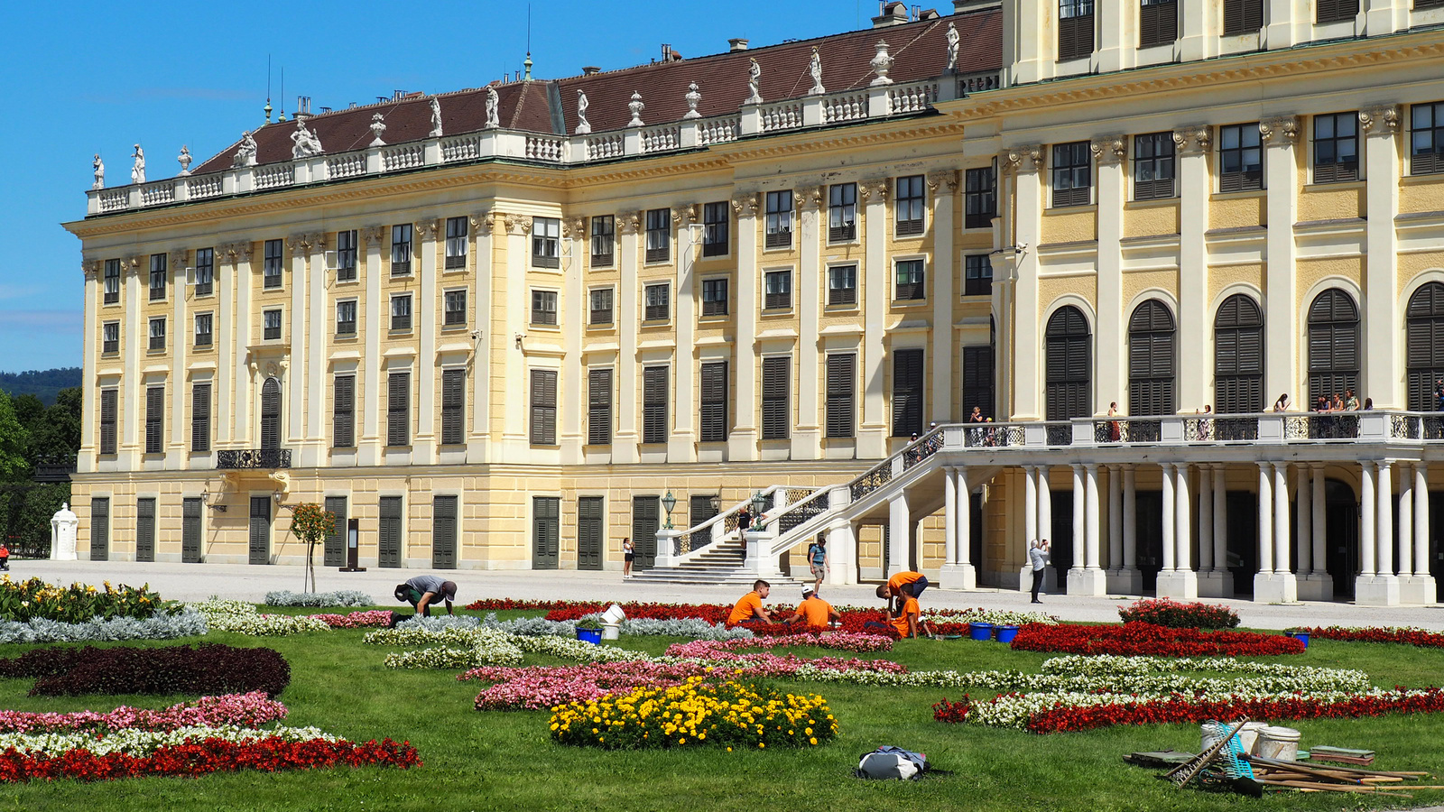 Bécs, Schönbrunn, kastélypark, SzG3