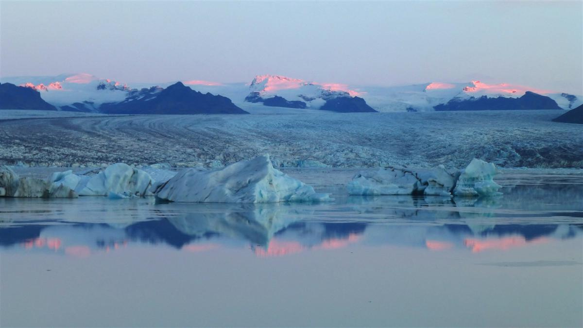 Jökulsárlóni csodás napfelkelte