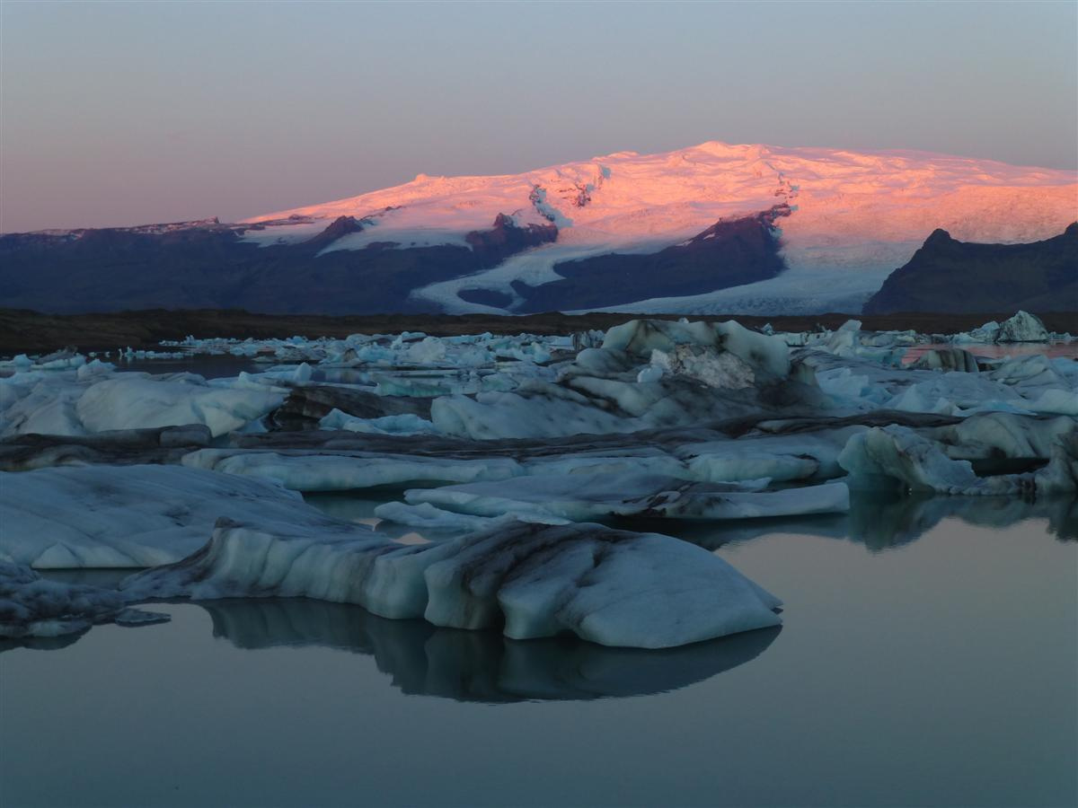 Jökulsárlóni csodás napfelkelte